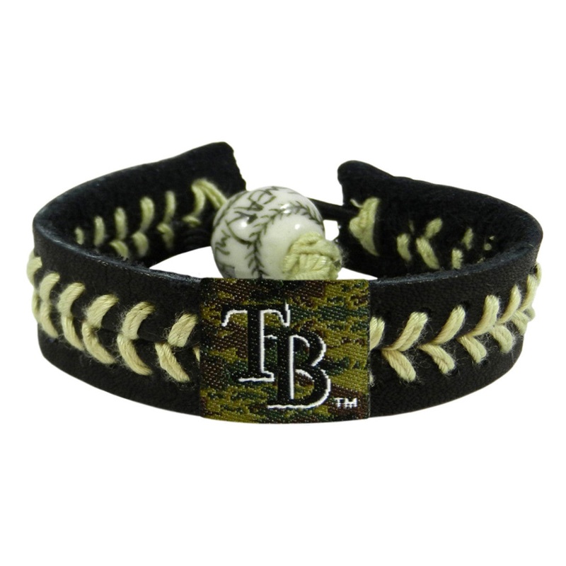 Gamewear Tampa Bay Rays Camo Baseball Bracelet