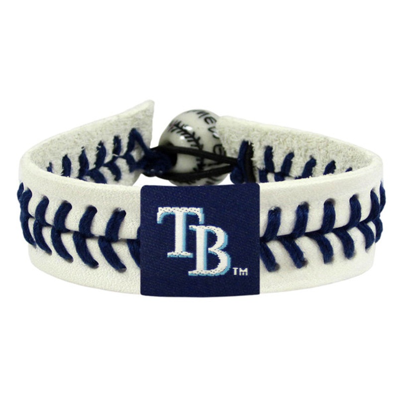 Gamewear Tampa Bay Rays Genuine Baseball Bracelet