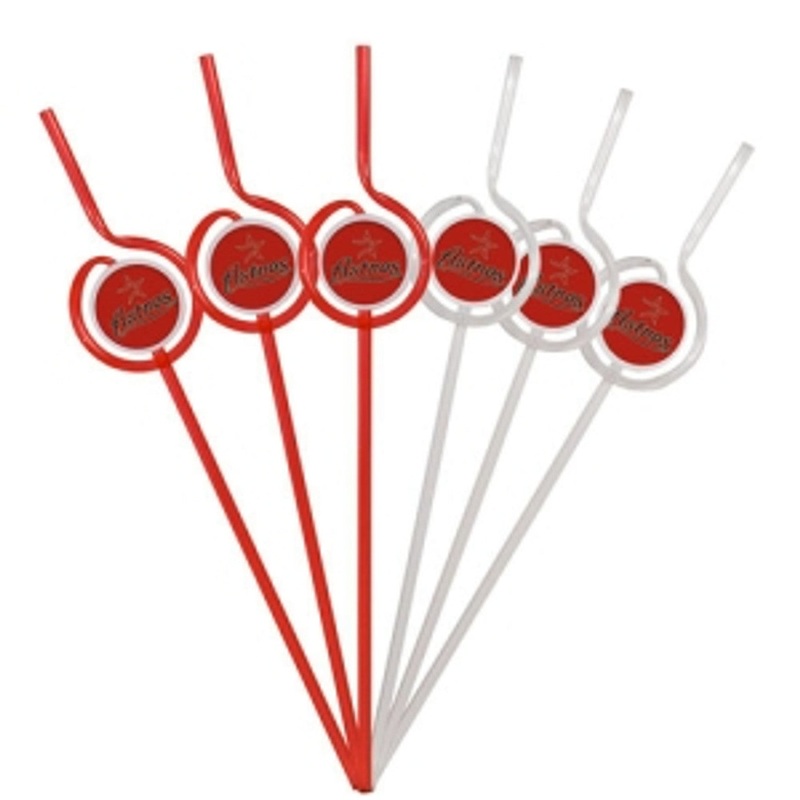 Pangea Brands Houston Astros Team Sipper Straws