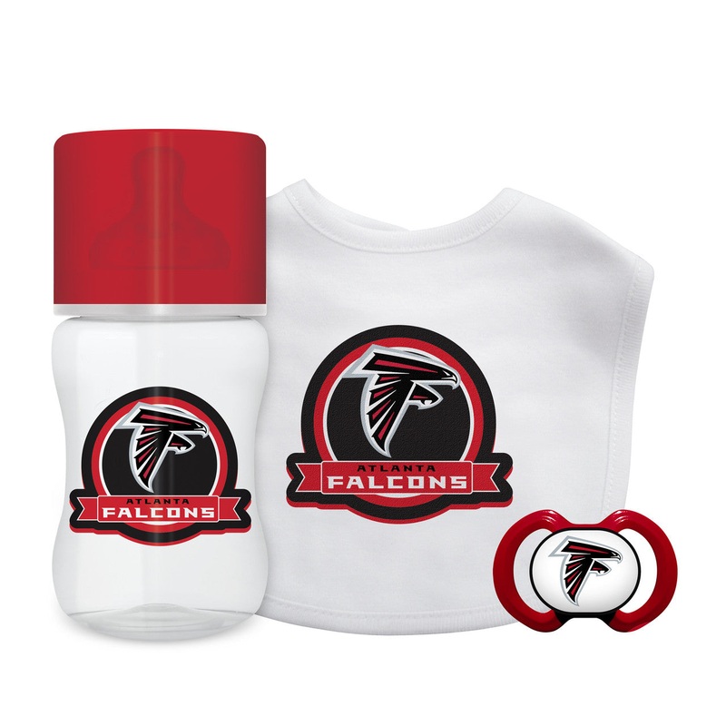 Baby Fanatic Atlanta Falcons Baby 3 Piece Gift Set