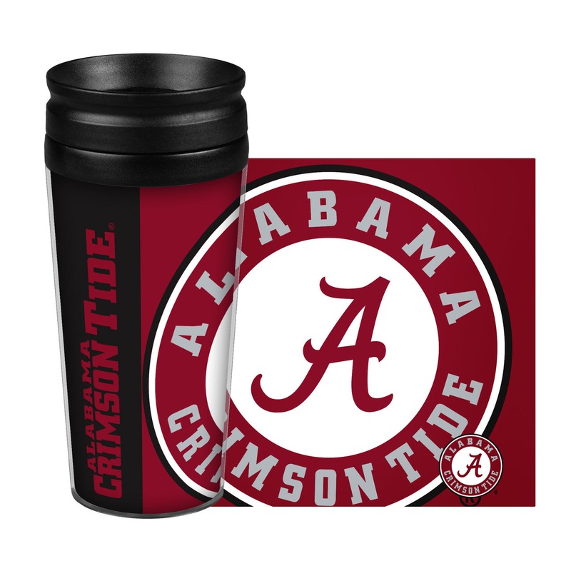 BOELTER Alabama Crimson Tide 14oz Full Wrap Style Hype Design Travel Mug
