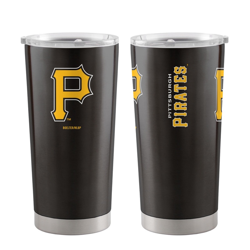 BOELTER Pittsburgh Pirates Black 20oz Ultra Travel Tumbler