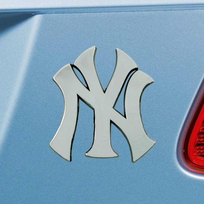 Fanmats New York Yankees 3D Chrome Metal Emblem