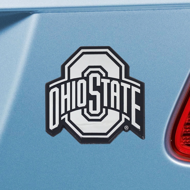 Fanmats Ohio State Buckeyes 3D Chrome Metal Emblem