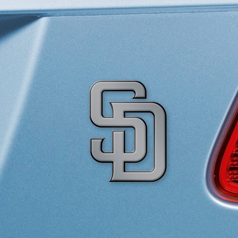 Fanmats San Diego Padres 3D Chrome Metal Emblem