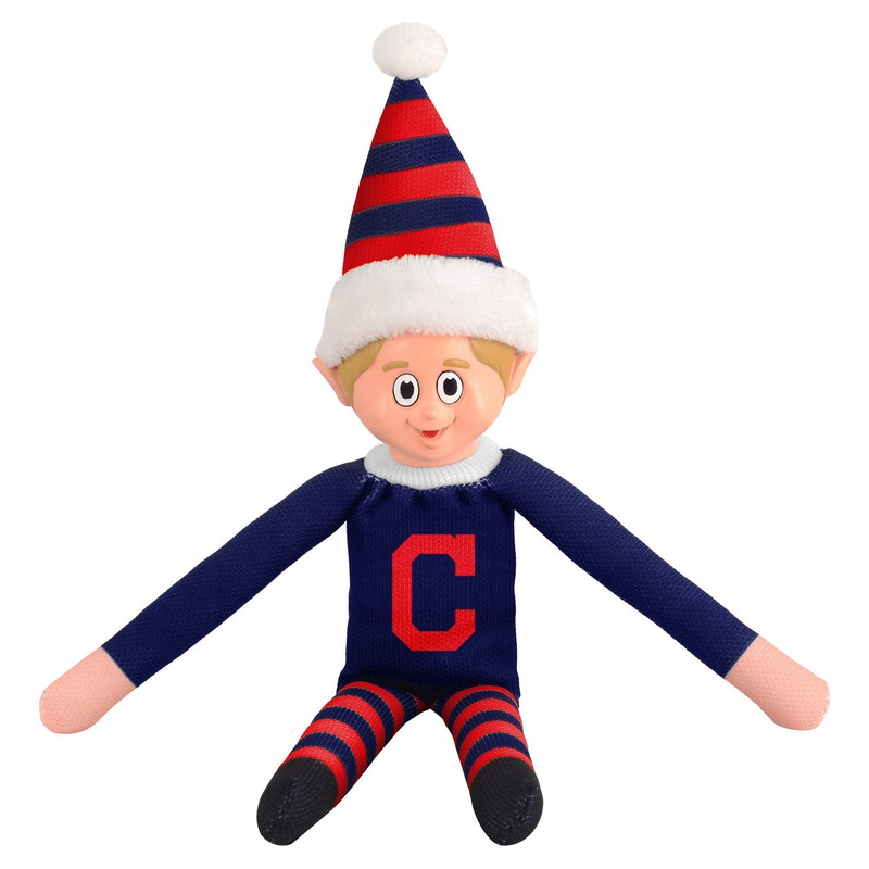 Forever Collectibles Cleveland Indians Plush Elf