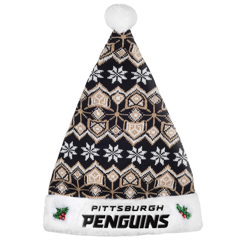 Forever Collectibles Pittsburgh Penguins 2015 Knit Santa Hat