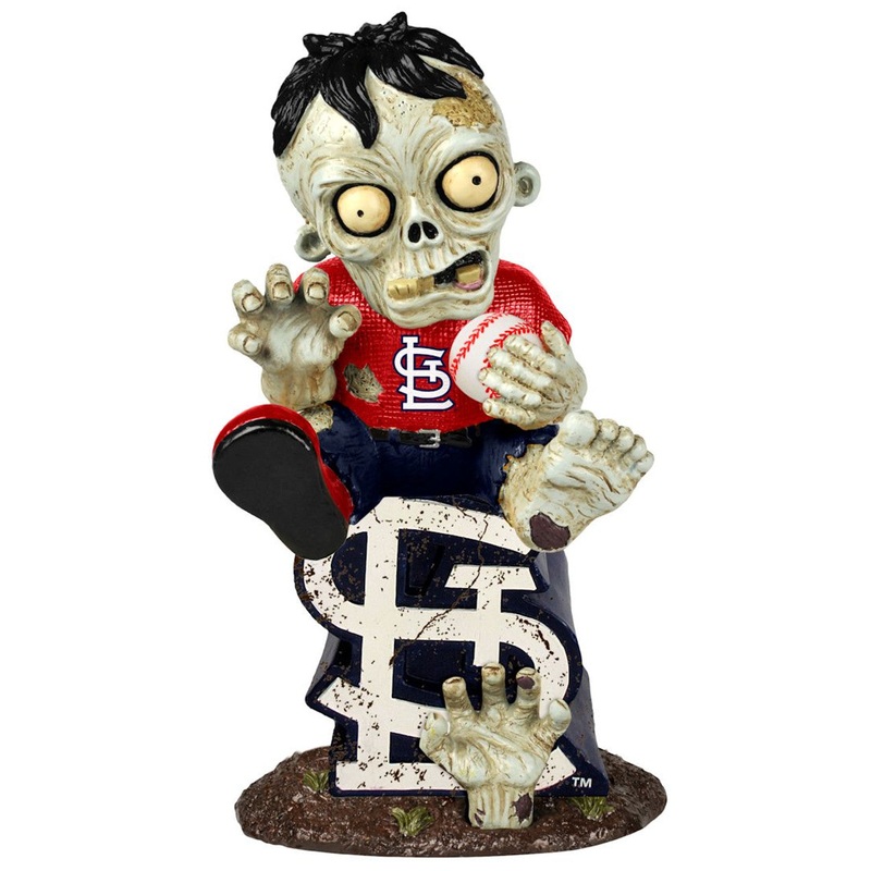Forever Collectibles St. Louis Cardinals Zombie On Logo Figurine
