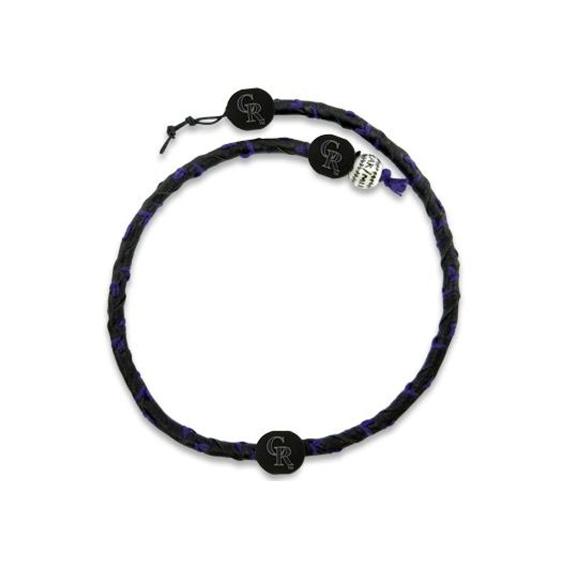 Gamewear Colorado Rockies Frozen Rope Team Color Baseball Necklace