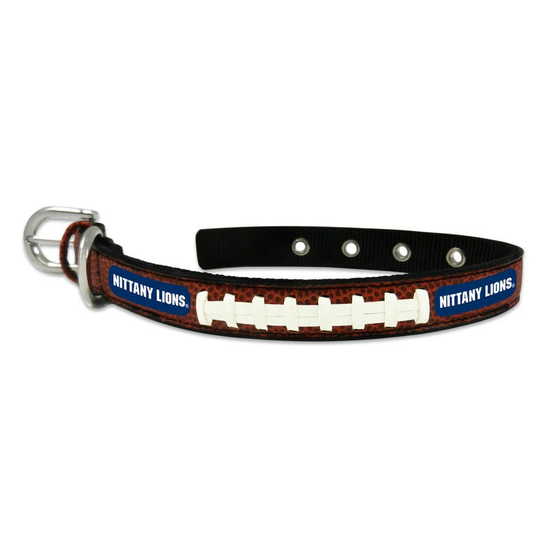 Gamewear Penn State Nittany Lions Classic Leather Football Pet Collar Size Small
