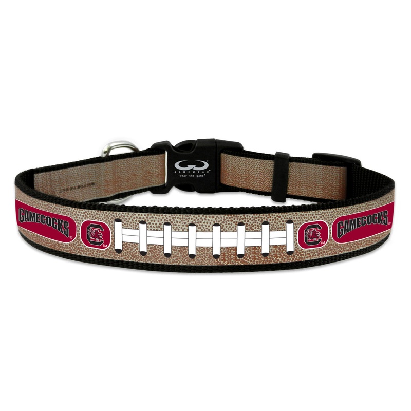 Gamewear South Carolina Gamecocks Reflective Football Pet Collar Size Medium