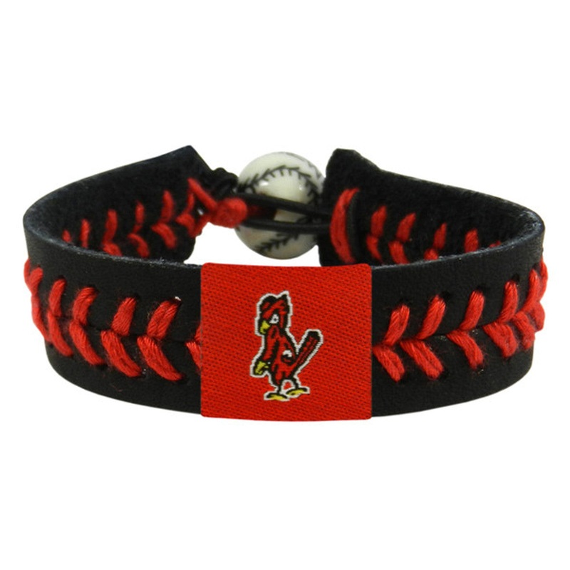 Gamewear St. Louis Cardinals Black Team Color Angry Bird Baseball Bracelet