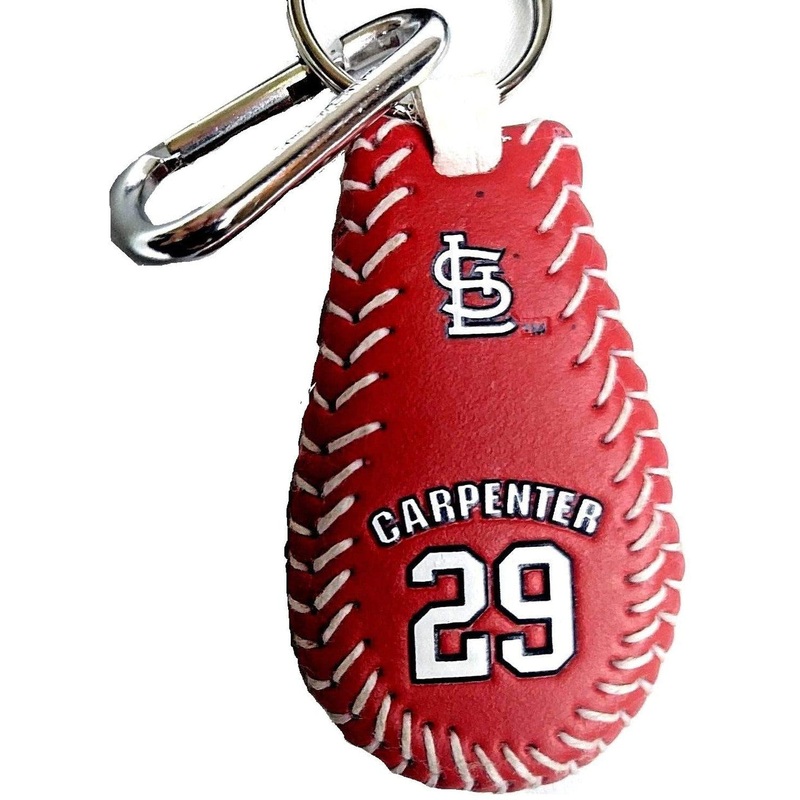 Gamewear St. Louis Cardinals Team Color Chris Carpenter Baseball Keychain