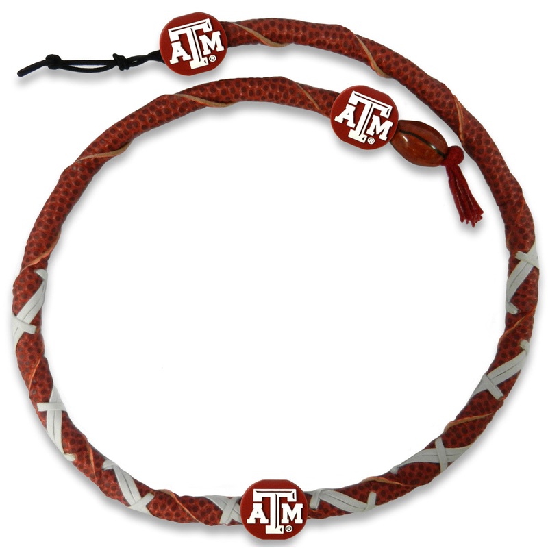 Gamewear Texas A&M Aggies Spiral Football Necklace