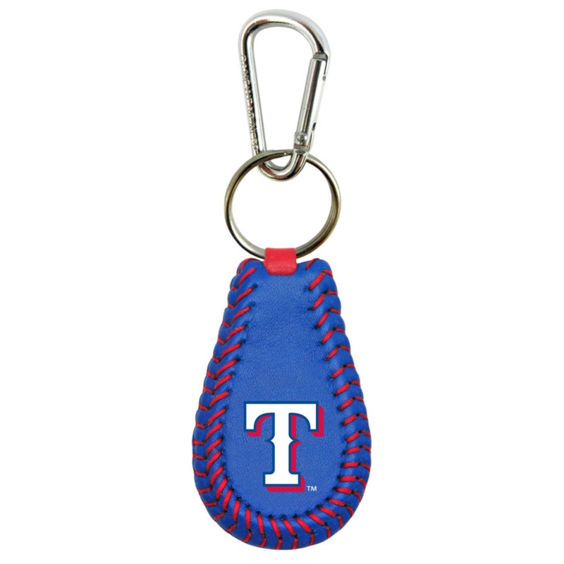Gamewear Texas Rangers Team Color Baseball Keychain