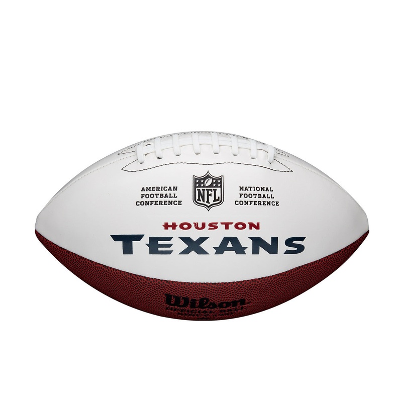 Wilson Houston Texans Full Size Autographable Football