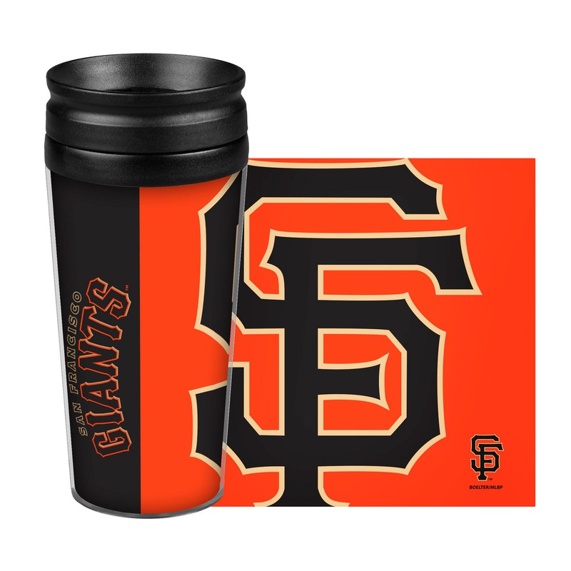 BOELTER San Francisco Giants Hype Design Full Wrap 14oz Travel Mug