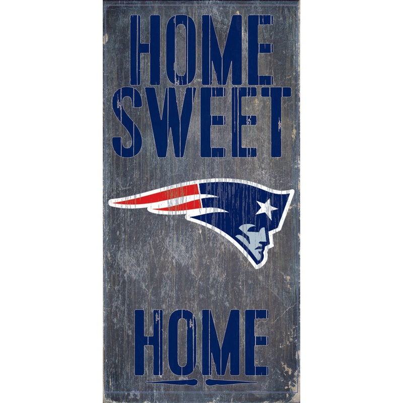Fan Creations New England Patriots Home Sweet Home Wood Sign 6×12