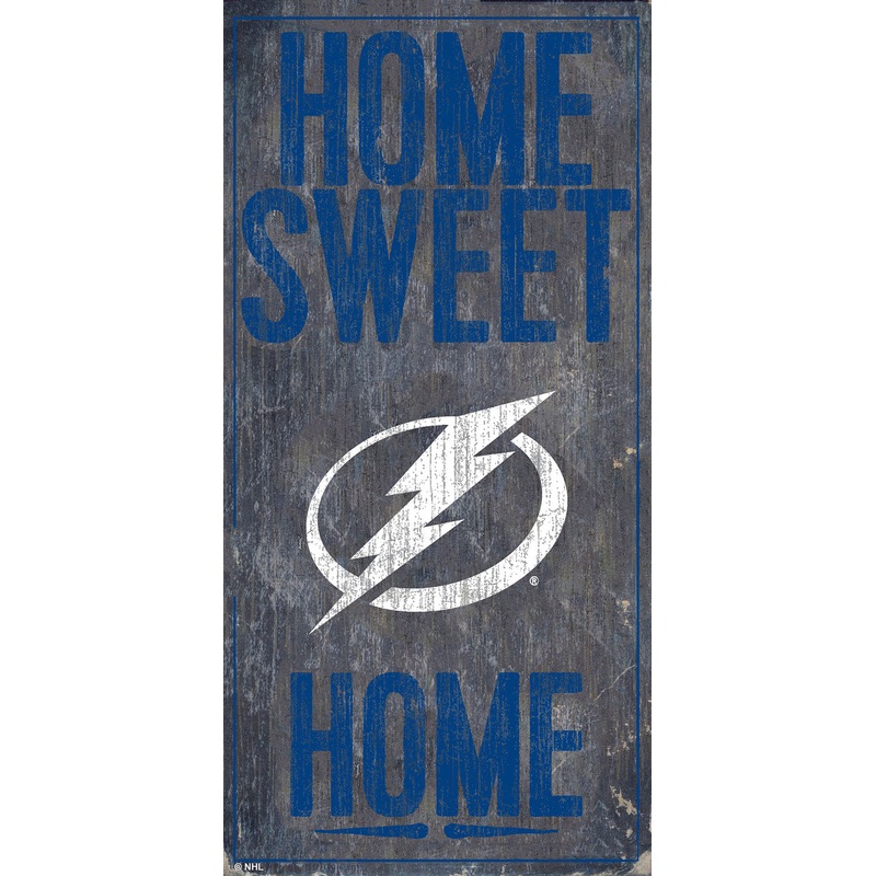 Fan Creations Tampa Bay Lightning Home Sweet Home Wood Sign 6×12