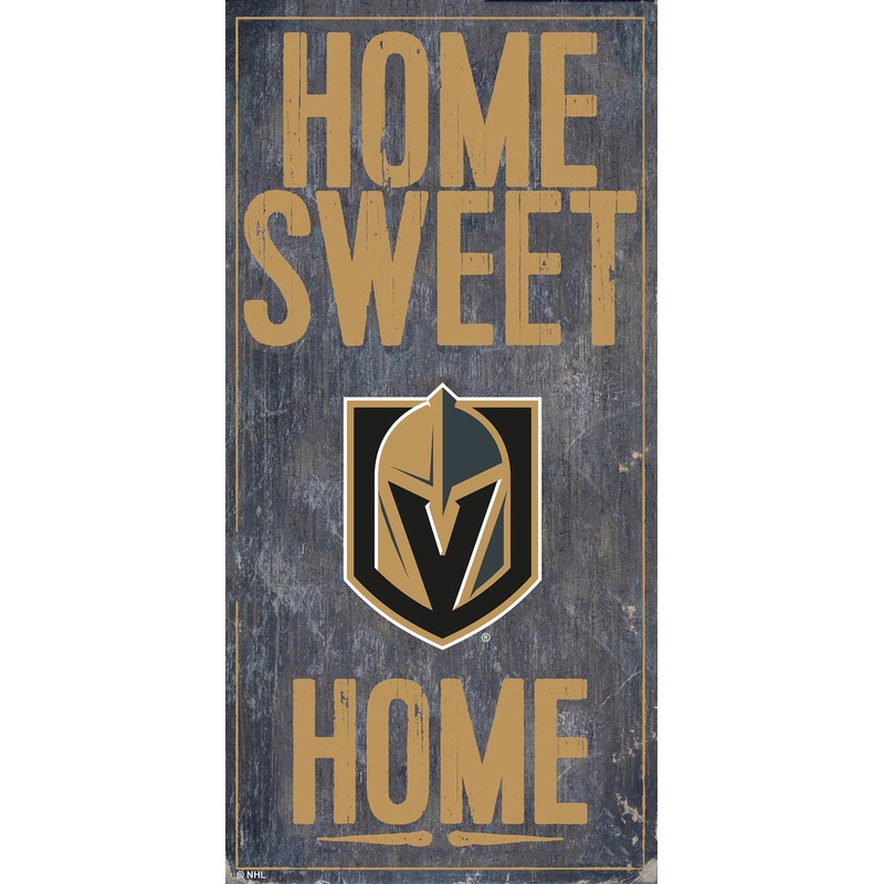 Fan Creations Vegas Golden Knights Home Sweet Home Wood Sign 6×12
