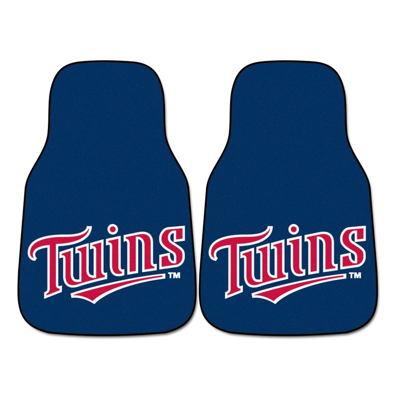 Fanmats Minnesota Twins Printed Carpet Car Mats 2 Piece Set