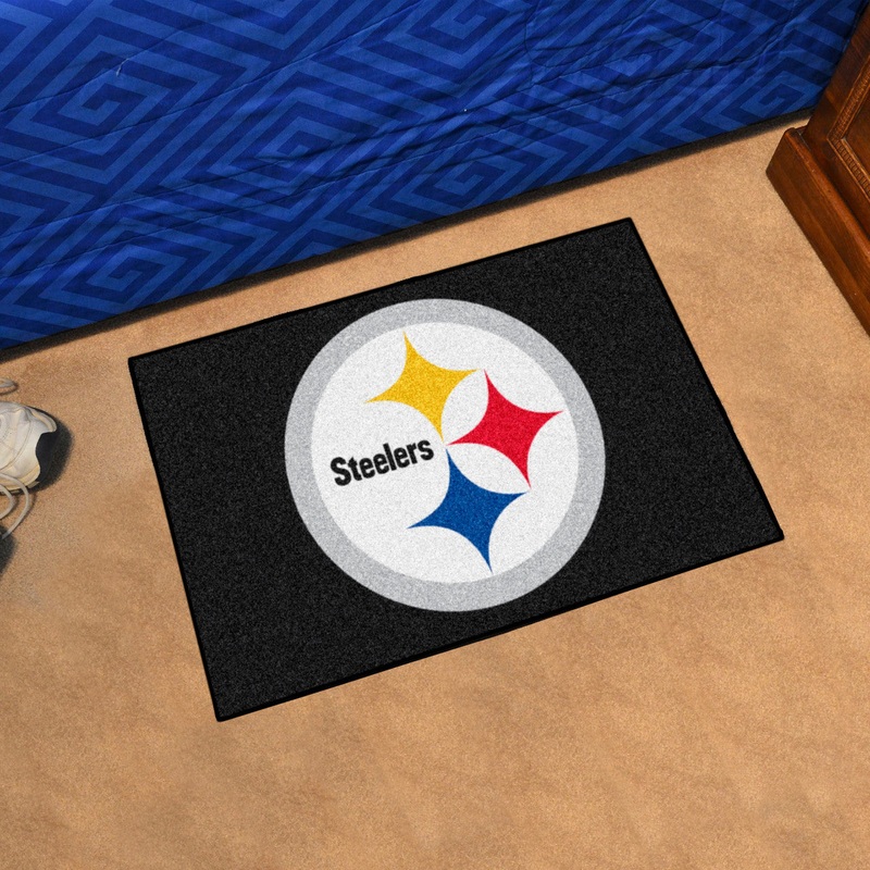Fanmats Pittsburgh Steelers Starter Style Logo Design Rug 19×30