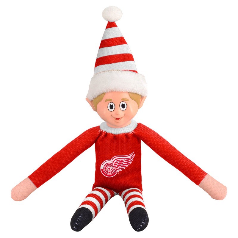 Forever Collectibles Detroit Red Wings Plush Elf
