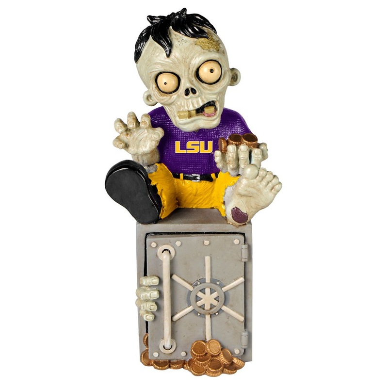 Forever Collectibles LSU Tigers Zombie Bank Figurine