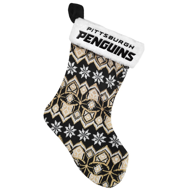 Forever Collectibles Pittsburgh Penguins Knit Holiday Stocking – 2015