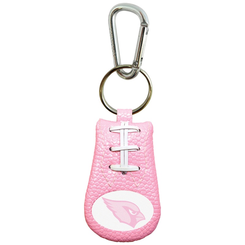 Gamewear Arizona Cardinals Pink Football Keychain