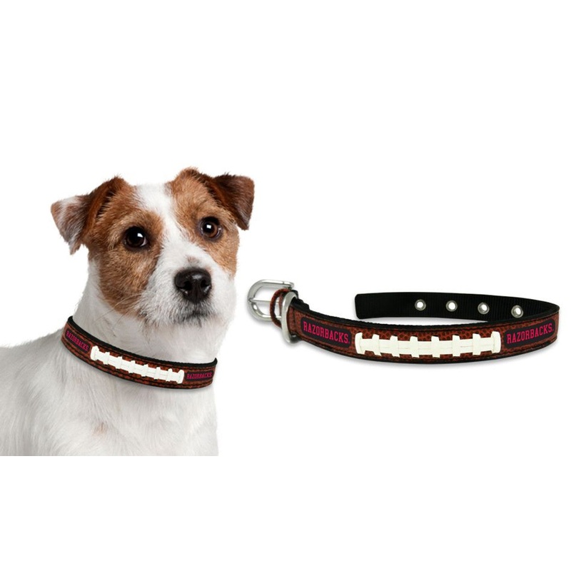 Gamewear Arkansas Razorbacks Football Pet Collar Size Small