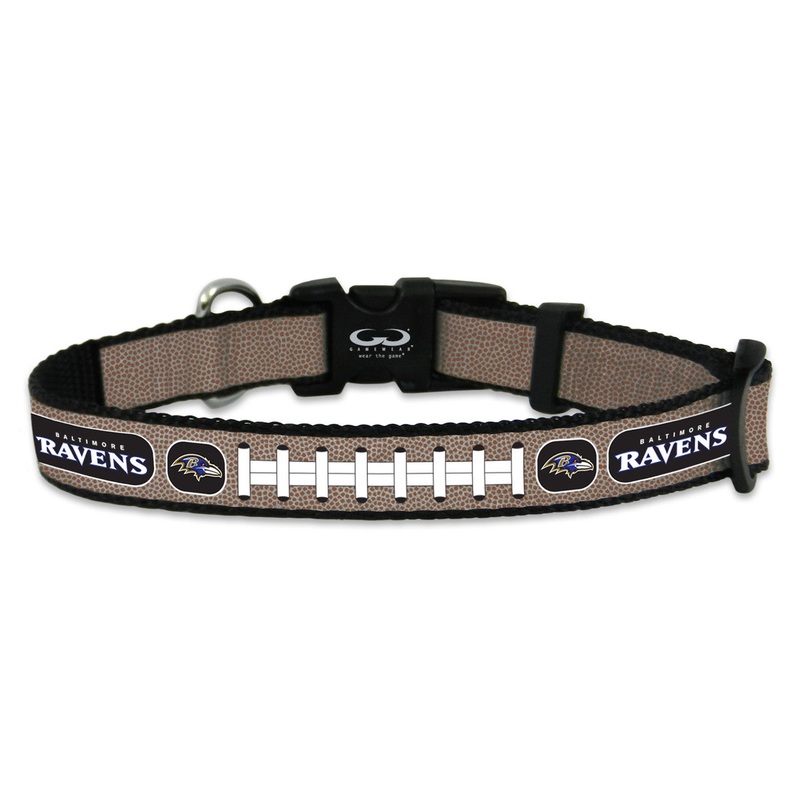 Gamewear Baltimore Ravens Reflective Football Pet Collar Toy