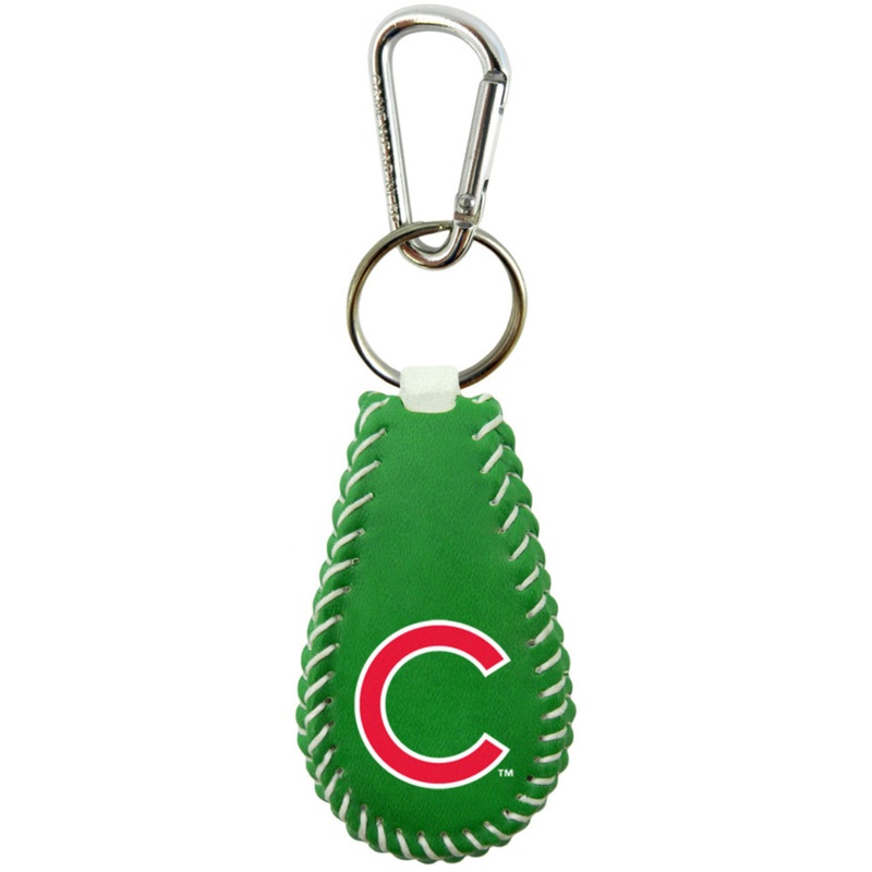 Gamewear Chicago Cubs St. Patrick’s Day Baseball Keychain