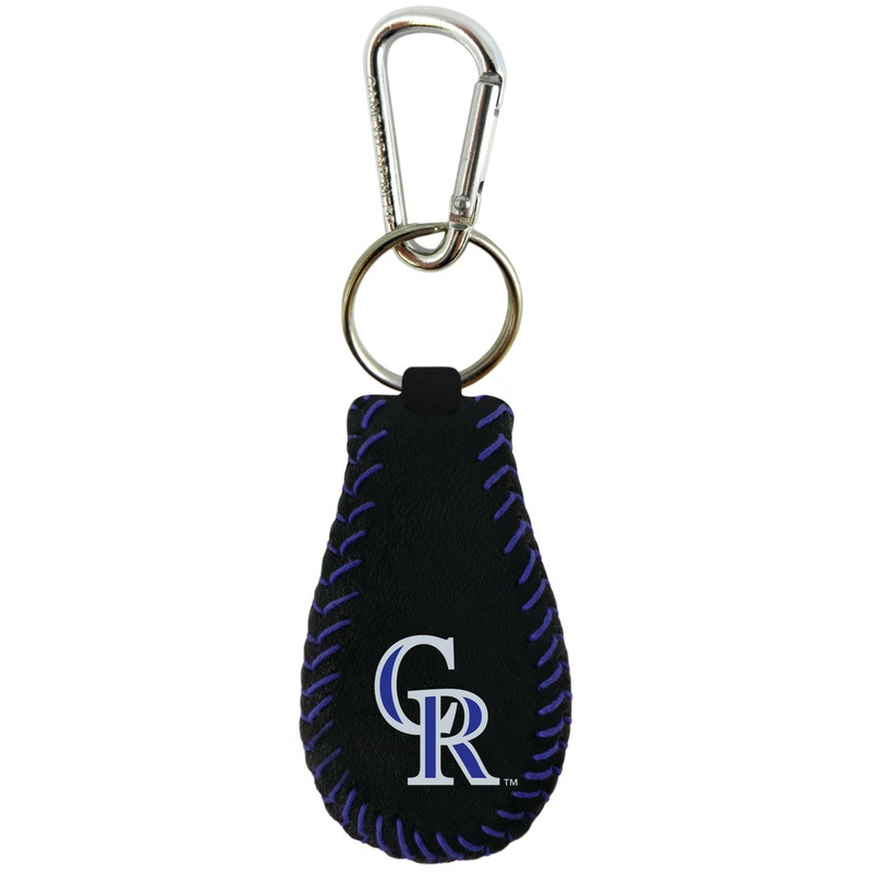 Gamewear Colorado Rockies Team Color Baseball Keychain