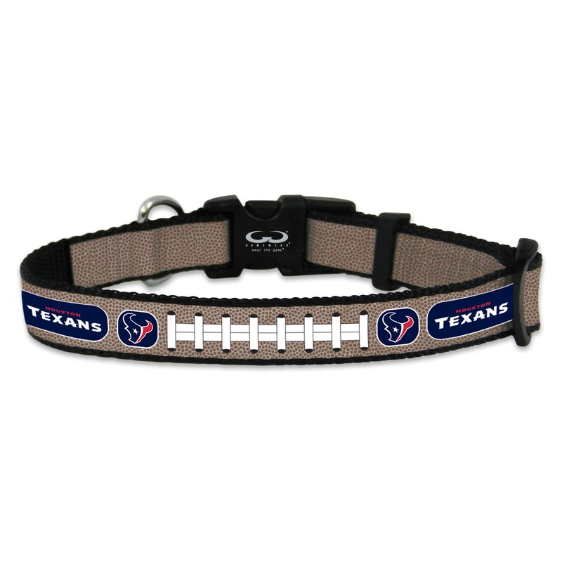 Gamewear Houston Texans Reflective Football Pet Collar Toy