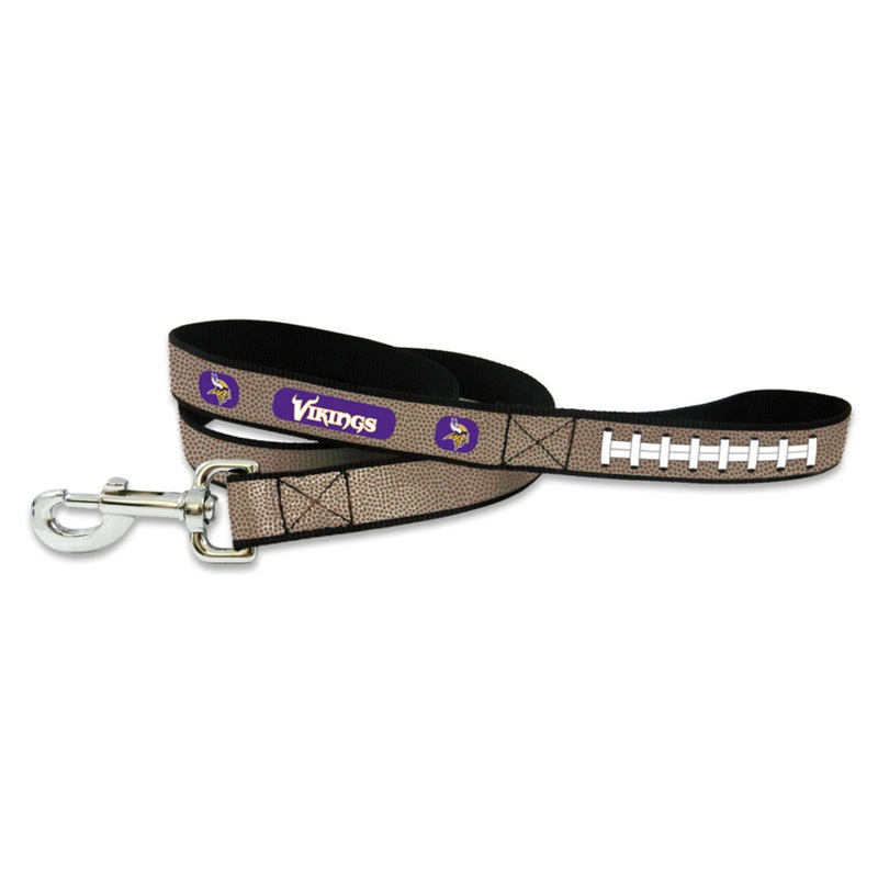 Gamewear Minnesota Vikings Reflective Football Pet Leash Size Small