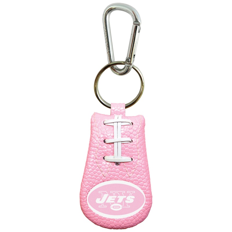 Gamewear New York Jets Pink Football Keychain