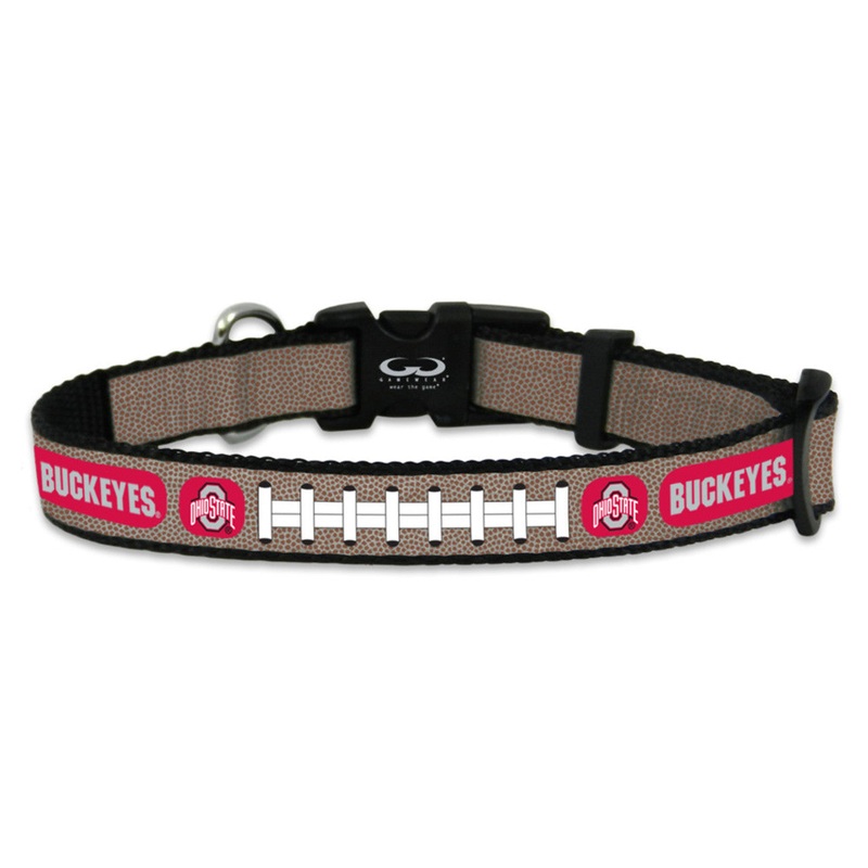 Gamewear Ohio State Buckeyes Football Reflective Pet Collar Size Toy