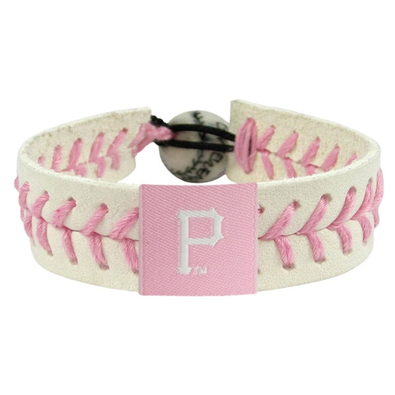 Gamewear Pittsburgh Pirates Pink Baseball Bracelet