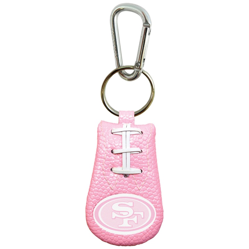 Gamewear San Francisco 49ers Pink Football Keychain