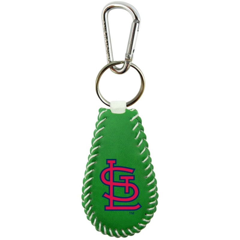 Gamewear St. Louis Cardinals St. Patrick’s Day Baseball Keychain