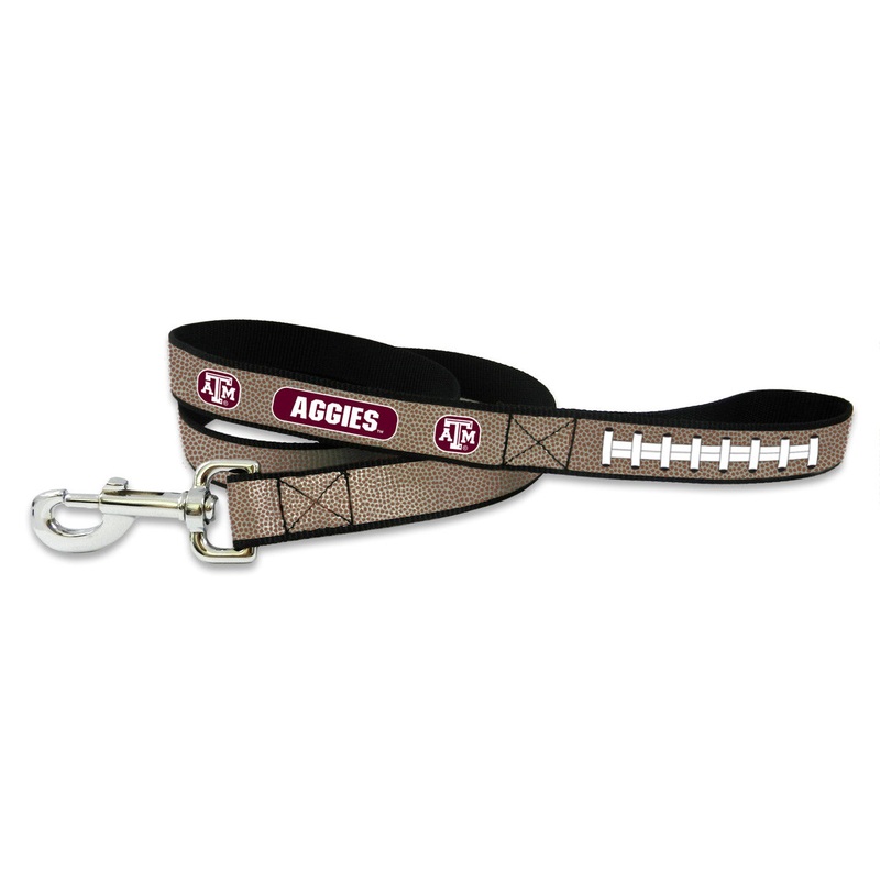 Gamewear Texas A&M Aggies Reflective Football Pet Leash Size Small