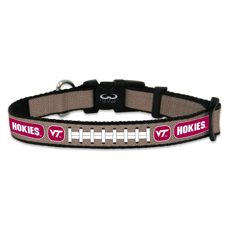 Gamewear Virginia Tech Hokies Reflective Football Pet Collar Toy