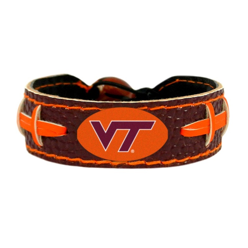 Gamewear Virginia Tech Hokies Team Color Football Bracelet