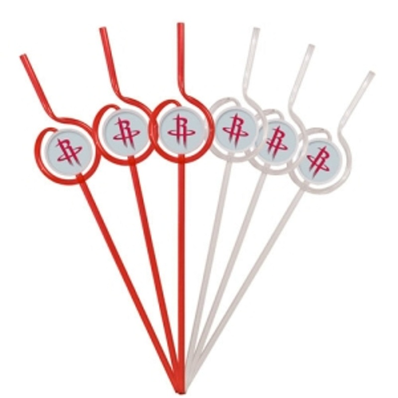 Pangea Brands Houston Rockets Team Sipper Straws