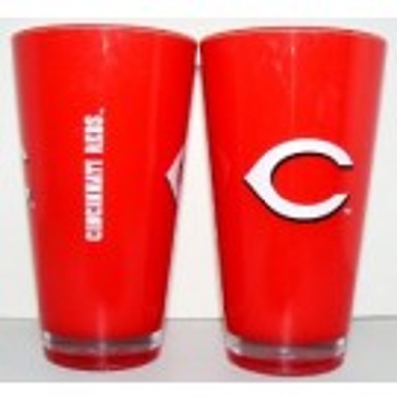 BOELTER Cincinnati Reds 20oz Plastic Insulated Glass Pint