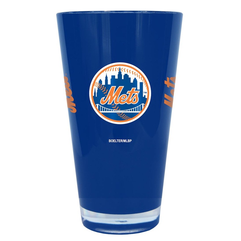 BOELTER New York Mets Plastic Insulated 20oz Glass Pint