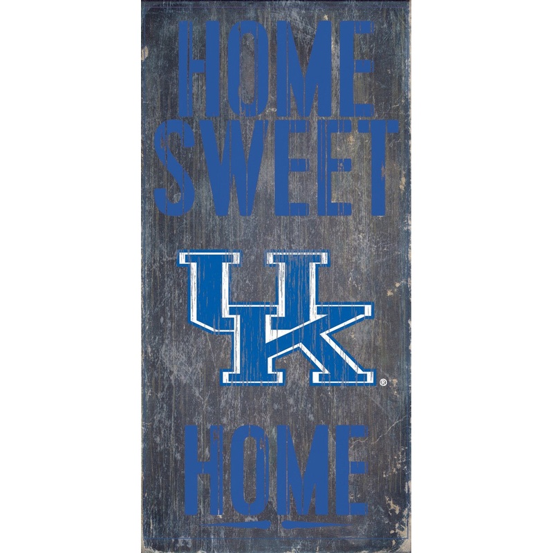 Fan Creations Kentucky Wildcats Home Sweet Home Wood Sign 6×12