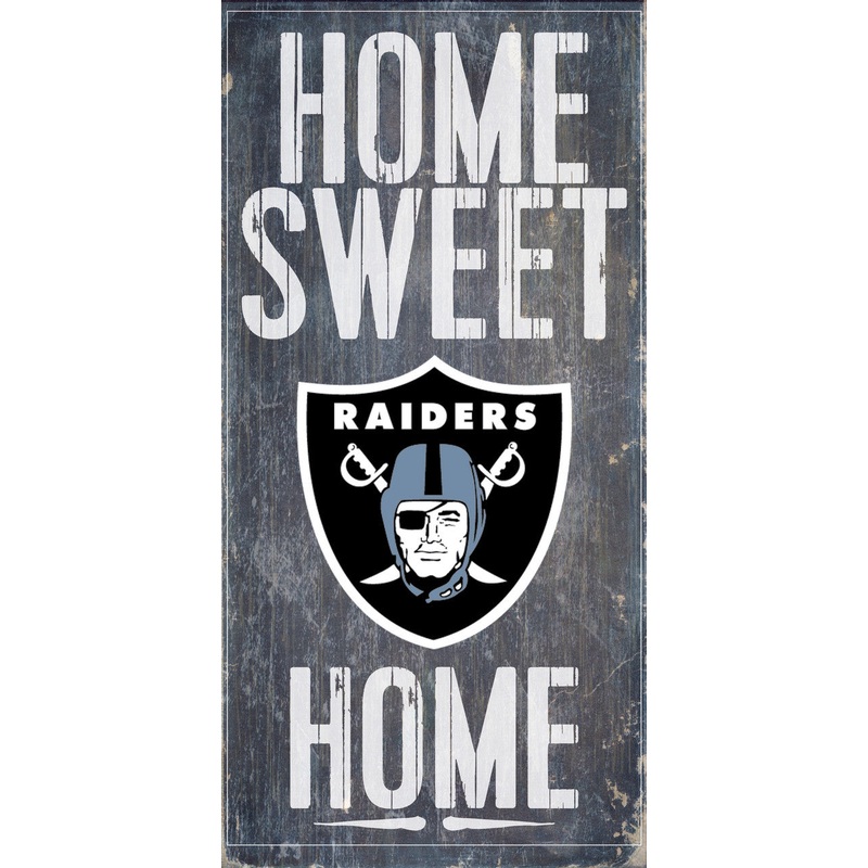 Fan Creations Las Vegas Raiders Home Sweet Home Wood Sign 6×12