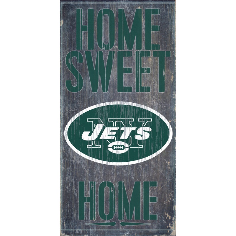 Fan Creations New York Jets Home Sweet Home Wood Sign 6×12